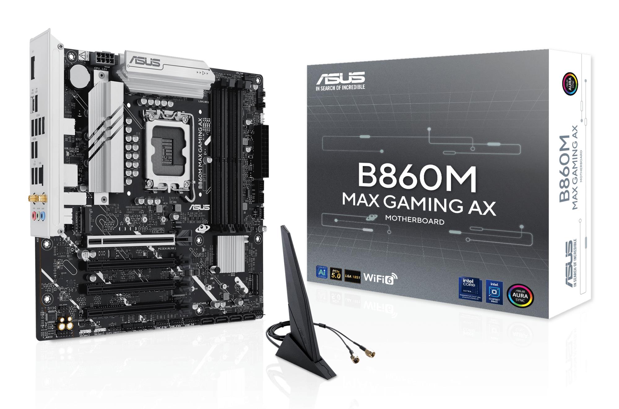 Mātesplate ASUS Intel B860 LGA1851 Micro-ATX DDR5 4 sloti