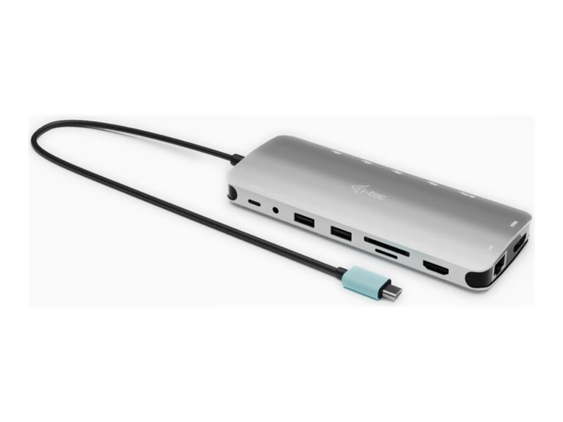 I-TEC USB-C Metal Nano doks 3x displeji un PD