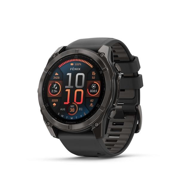 Viedpulkstenis Garmin Fenix 8 Sapphire melns/pelēks