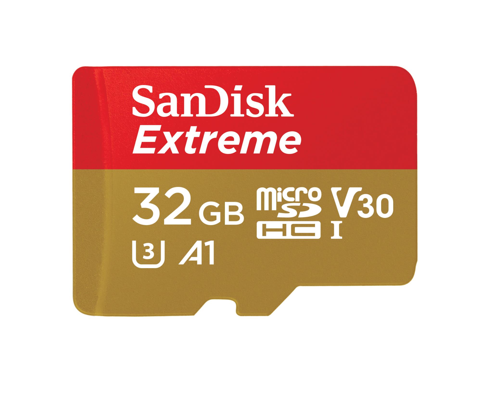 SanDisk Micro SDHC 32GB UHS-I atmiņas karte ar adapteri