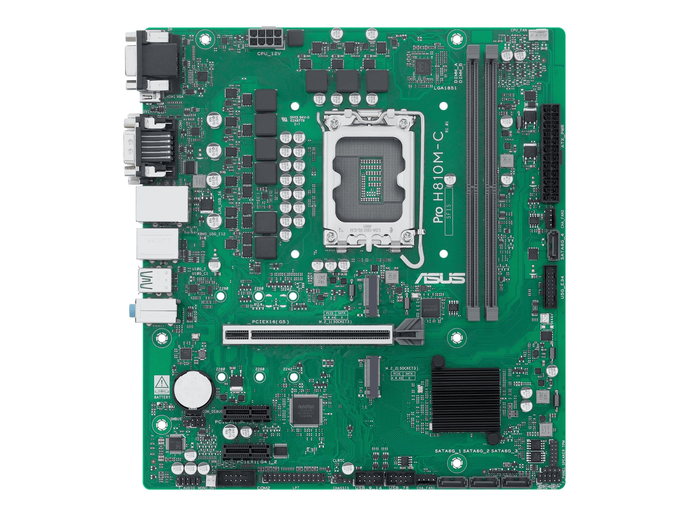 ASUS PRO H810M-C-CSM LGA1851 micro-ATX mātesplate