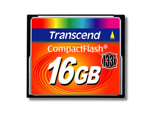 Transcend Compact Flash 16GB 133X atmiņas karte