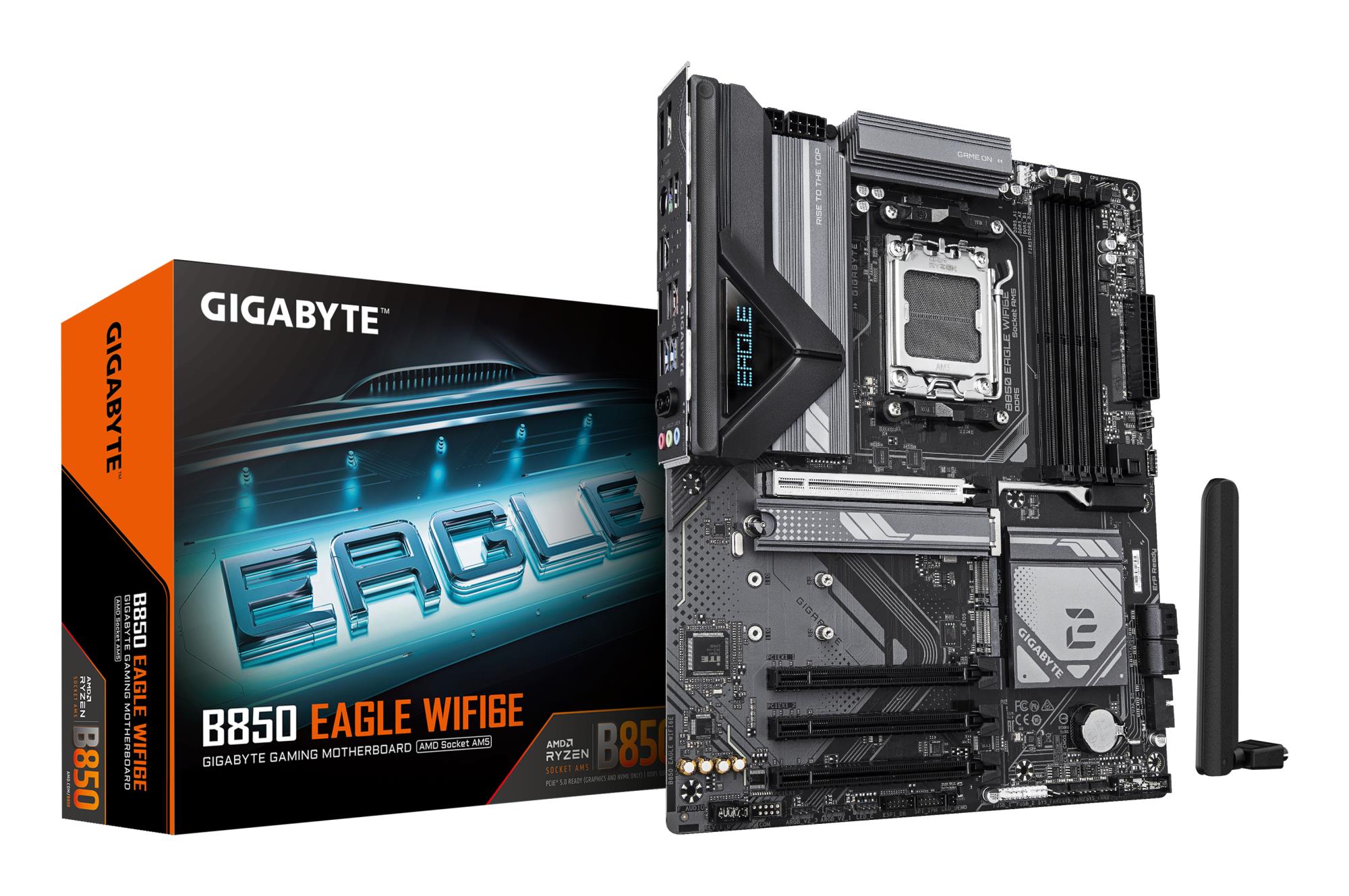 Mātesplate GIGABYTE B850 Eagle WiFi6E AMD B850 SAM5 ATX DDR5