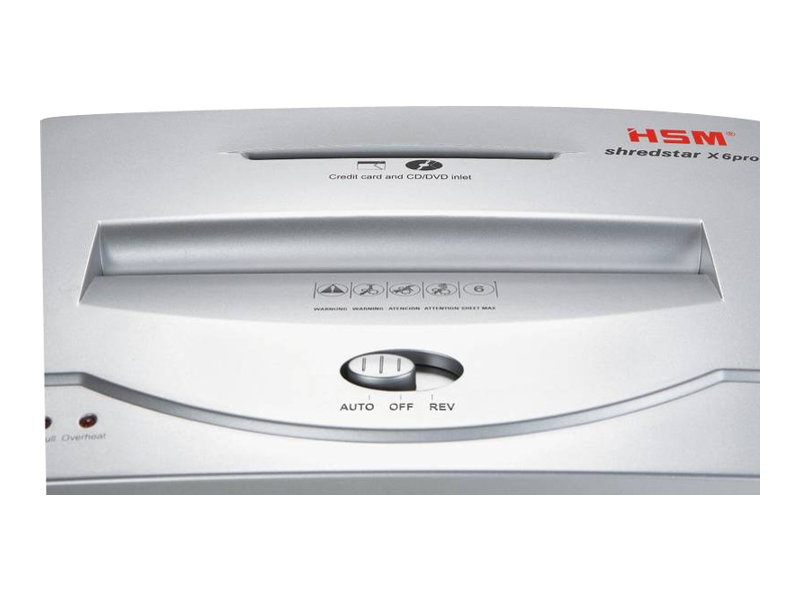 HSM 1046111 Shredstar X6 Pro dokumentu smalcinātājs, krusteniskā griešana