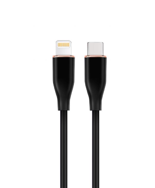 Gembird Lightning uz USB-C kabelis 1.5m melns