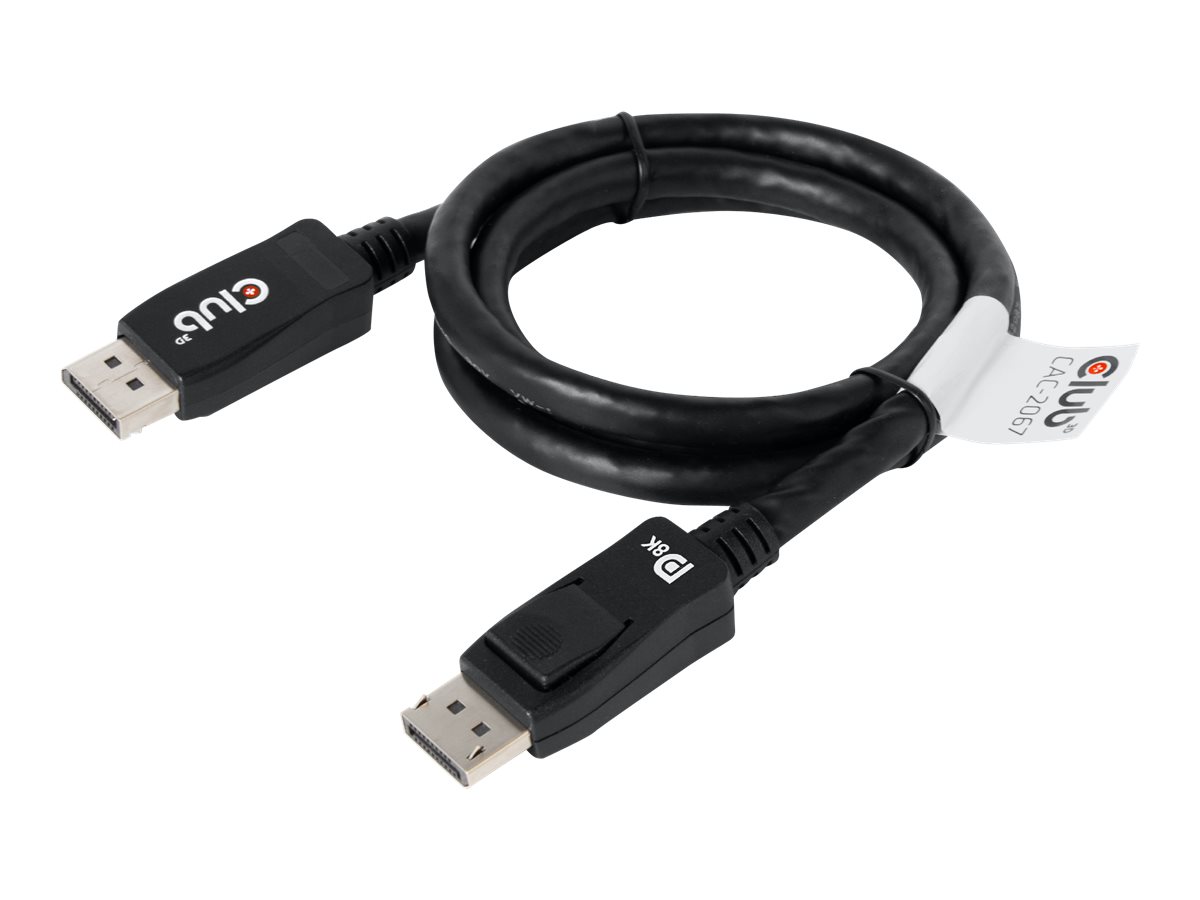 Club 3D DisplayPort 1.4 HBR3 kabelis 1m