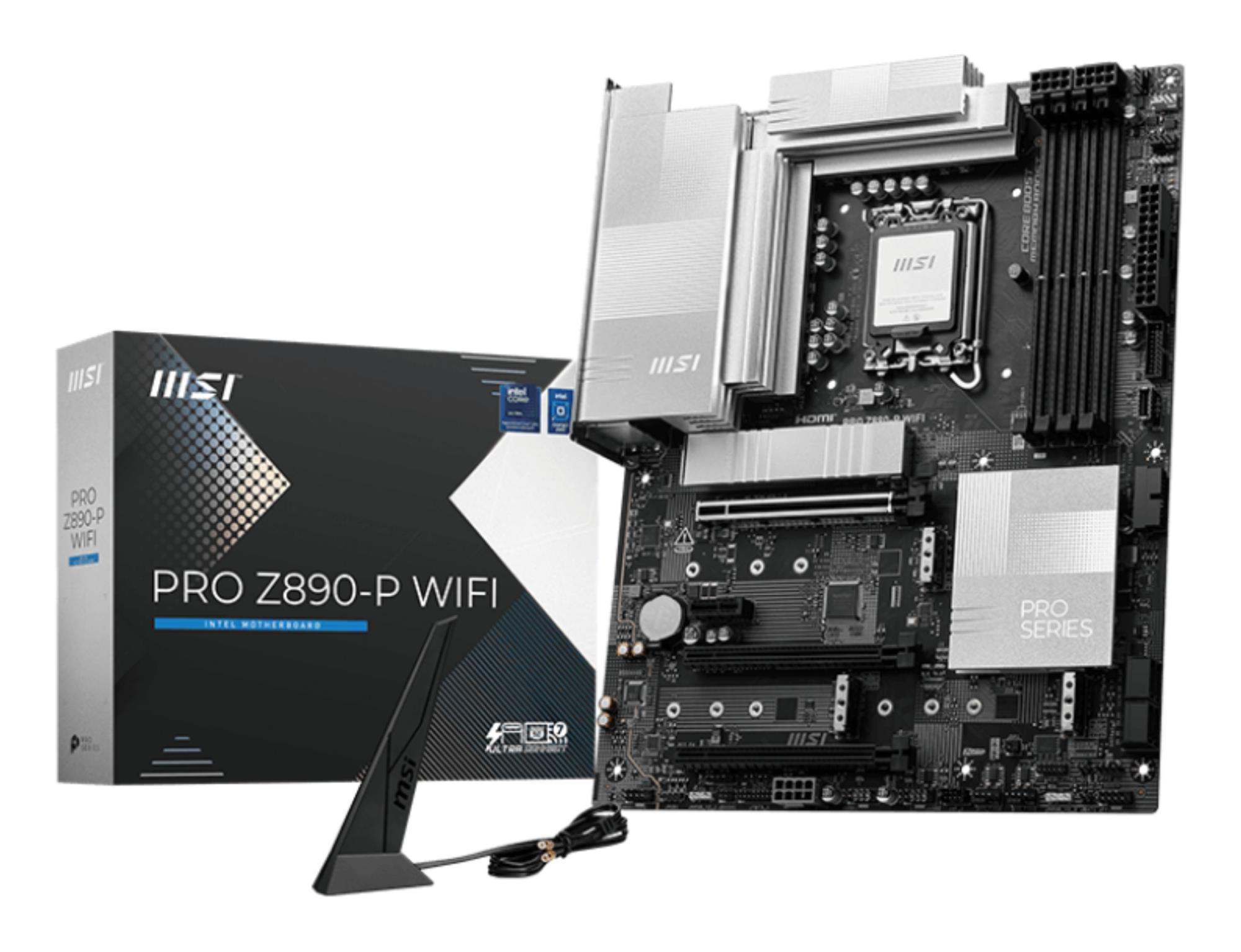 Mātesplate MSI PRO Z890-P WiFi Intel Z890 LGA1851 ATX DDR5