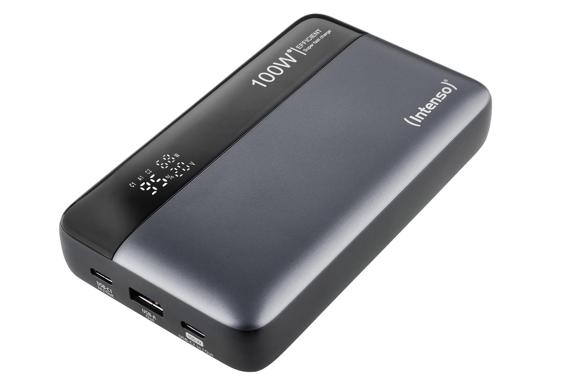 Intenso HE20000 portatīvais lādētājs 20000mAh, 100W, USB