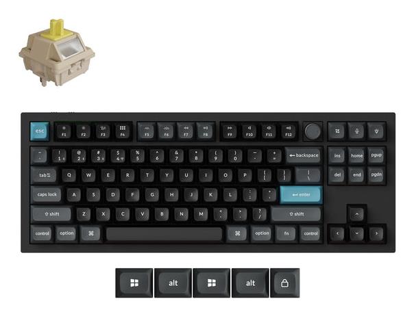 Bezvadu tastatūra KEYCHRON Q3 Ultra Black Q3U-M4