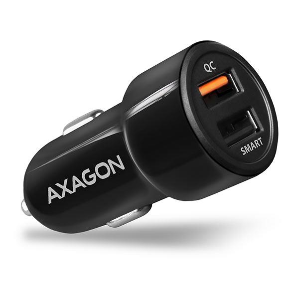 Axagon auto USB lādētājs 2 porti 31.5W PWC-QC5