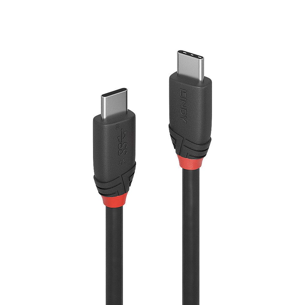 USB3.2 C-C kabelis 1.5m Melns 36907 Lindy