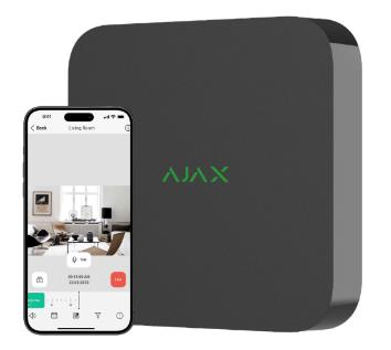 Ajax DC tīkla video ierakstītājs 8 kanālu melns