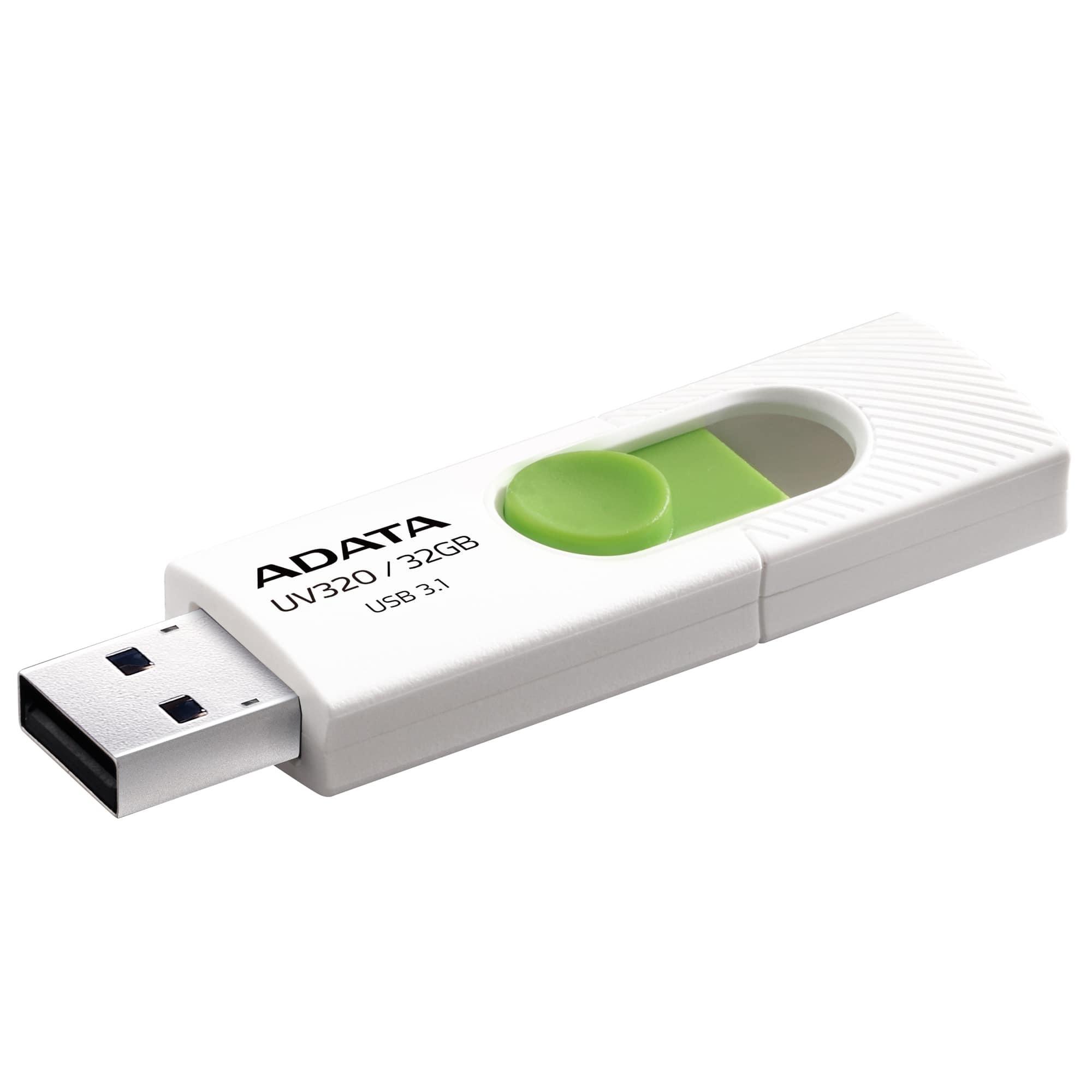 USB zibatmiņa USB3.1 32GB balta Adata UV320