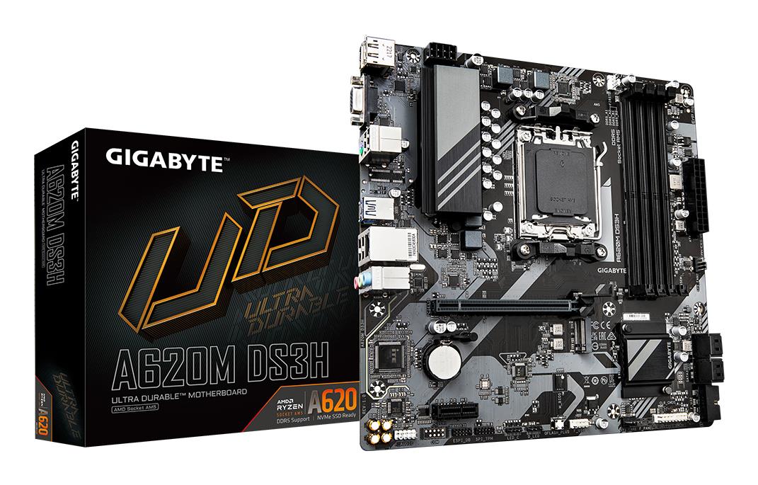 Mātesplate GIGABYTE AMD A620 Socket AM5 DDR5 Micro-ATX