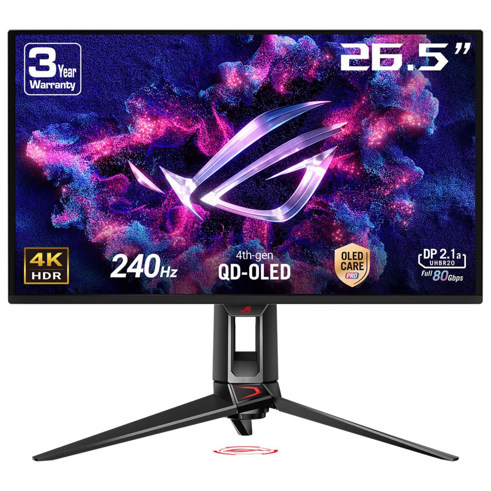 ASUS 26.5" 4K Ultra HD QD-OLED monitors