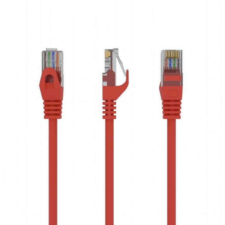 Gembird CAT6 UTP tīkla kabelis 1.5m sarkans
