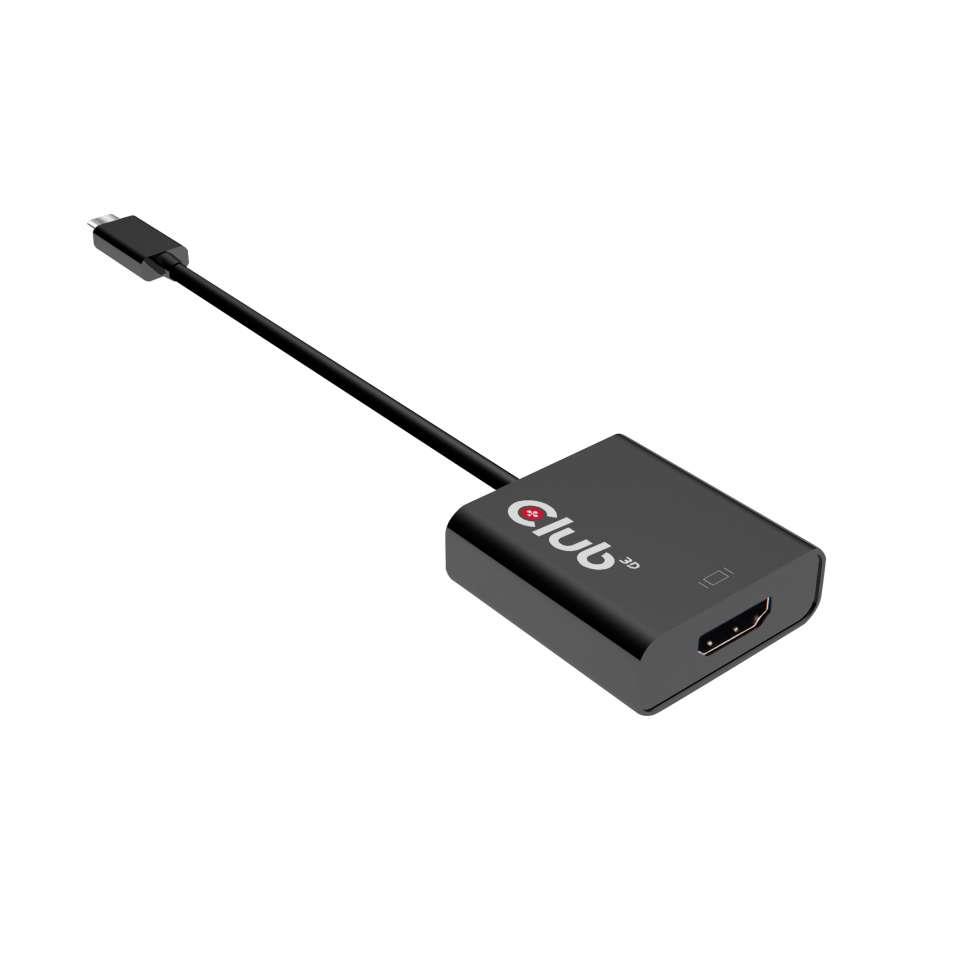USB-C uz HDMI aktīvs adapteris CAC-2504 Club3D