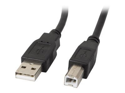 Lanberg USB-A kabelis 5m melns