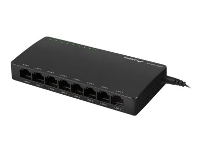 Lanberg komutators DSP2-1008-12V 8 portu