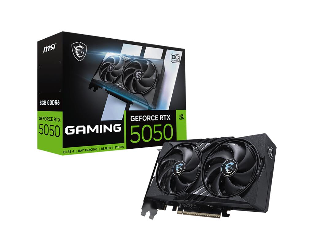 Videokarte MSI NVIDIA GeForce RTX 5050 8 GB GDDR6 128 bit PCIe x16 5.0