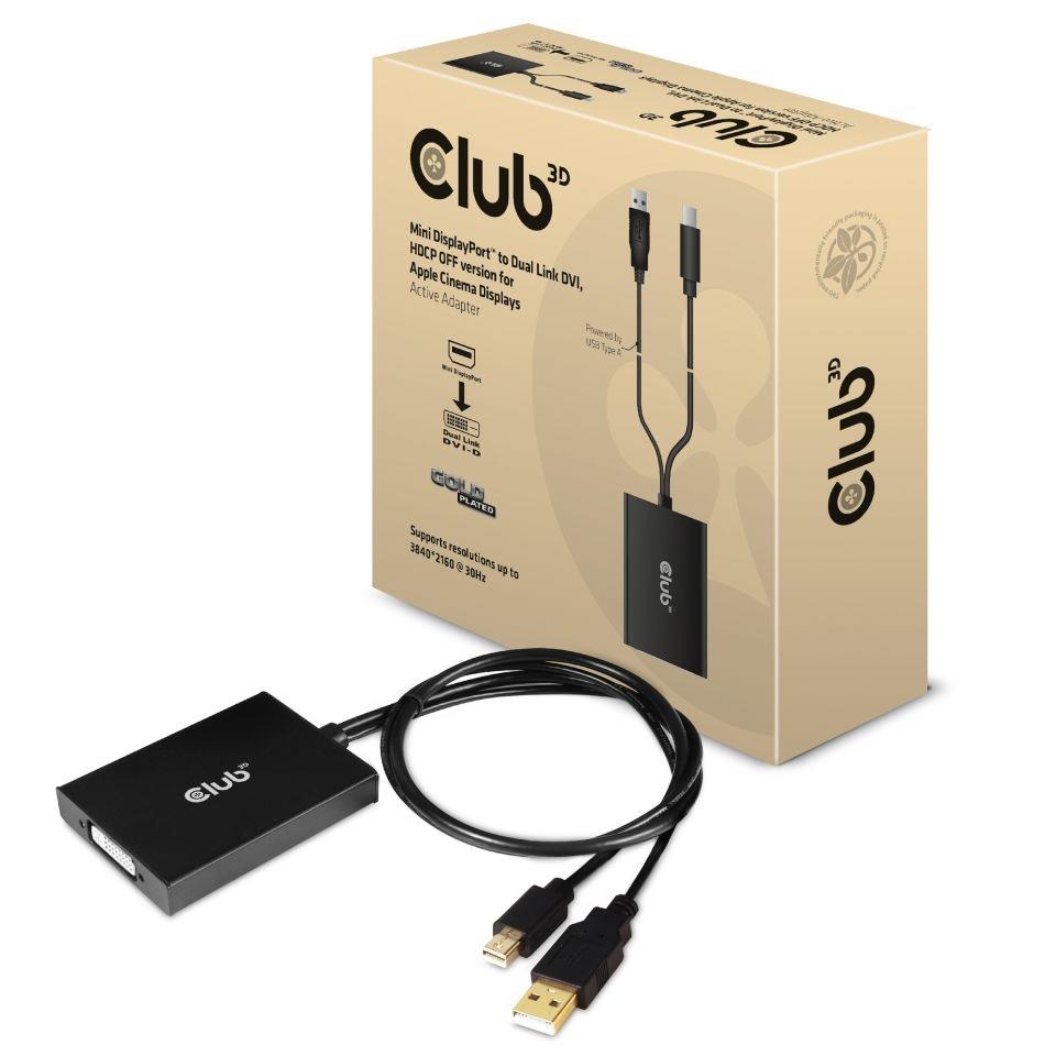 Adapteris Mini DP uz DVI aktīvs CAC-1130-A Club3D