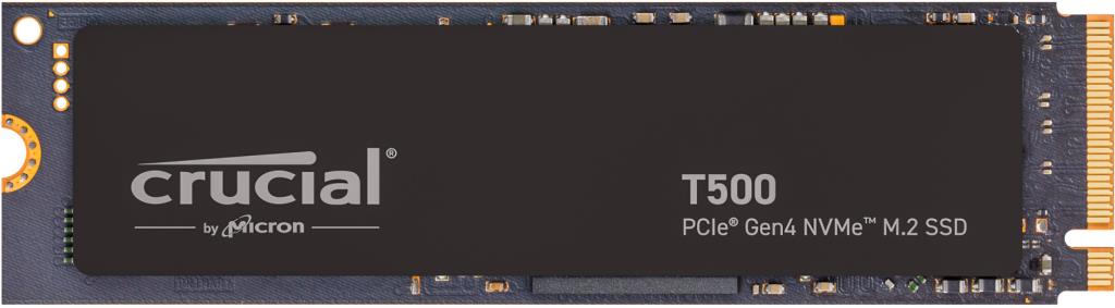 SSD disks CRUCIAL T500 4TB M.2 PCIe Gen4 NVMe 3D NAND rakstīšana 6900 MB/s lasīšana 7000 MB/s