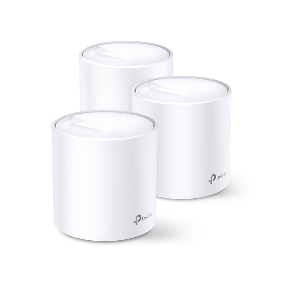 Bezvadu maršrutētājs TP-Link Deco X60 Wi-Fi 6 Mesh 3000 Mbps 3 gab.