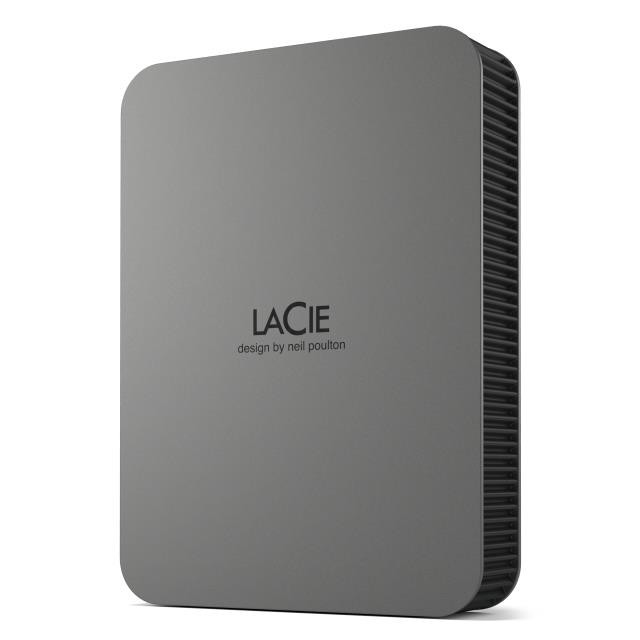 LaCie Mobile Drive Secure 5TB ārējais cietais disks USB-C pelēks