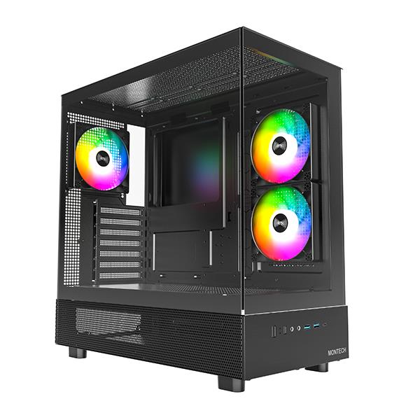 Case|MONTECH|XR|MidiTower|Not included|ATX|MicroATX|MiniITX|Colour Black|XR(B)