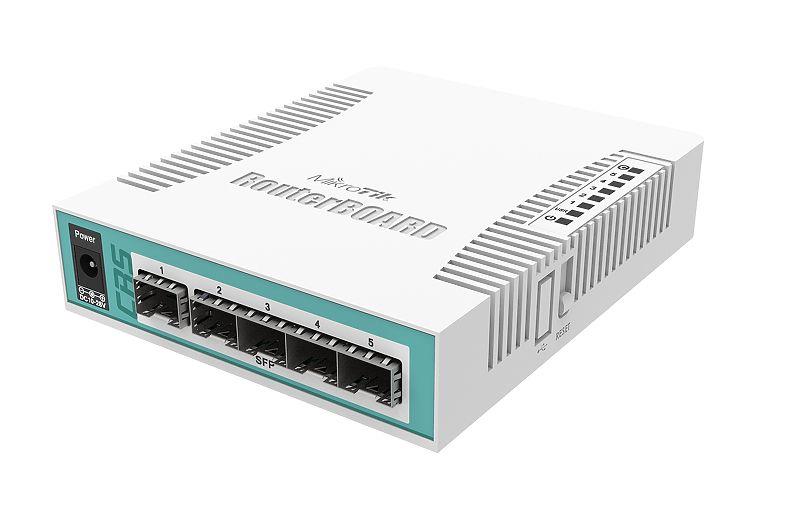 Tīkla maršrutētājs MIKROTIK CRS106-1C-5S 5 porti SFP