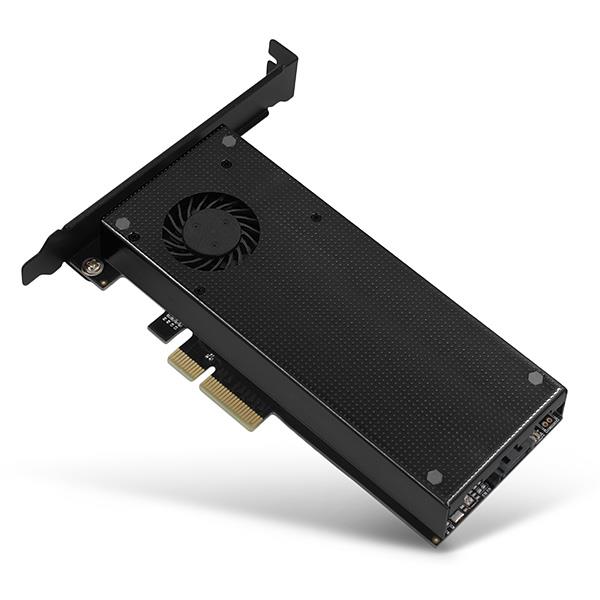 SSD diska NVMe SATA M.2 PCIe adapteris PCEM2-DC Axagon