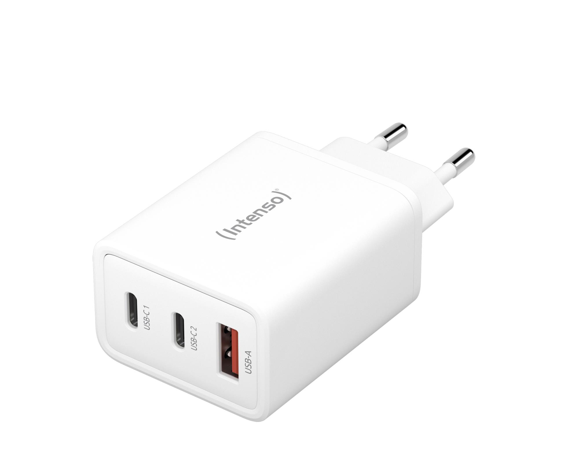 Intenso barošanas adapteris 1xUSB-A, 2xUSB-C