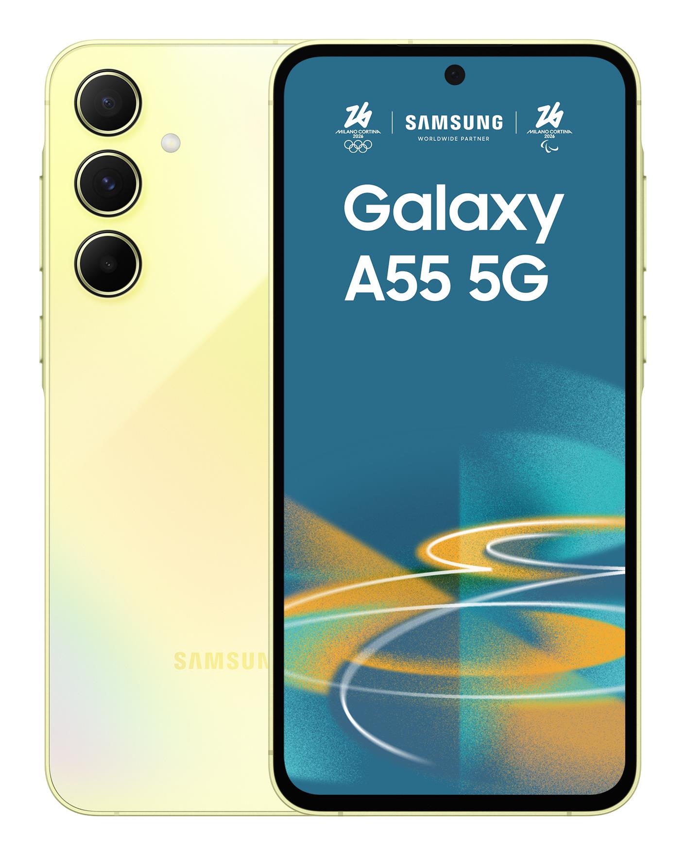 Samsung Galaxy A55 5G mobilais tālrunis 8/128GB Lemon