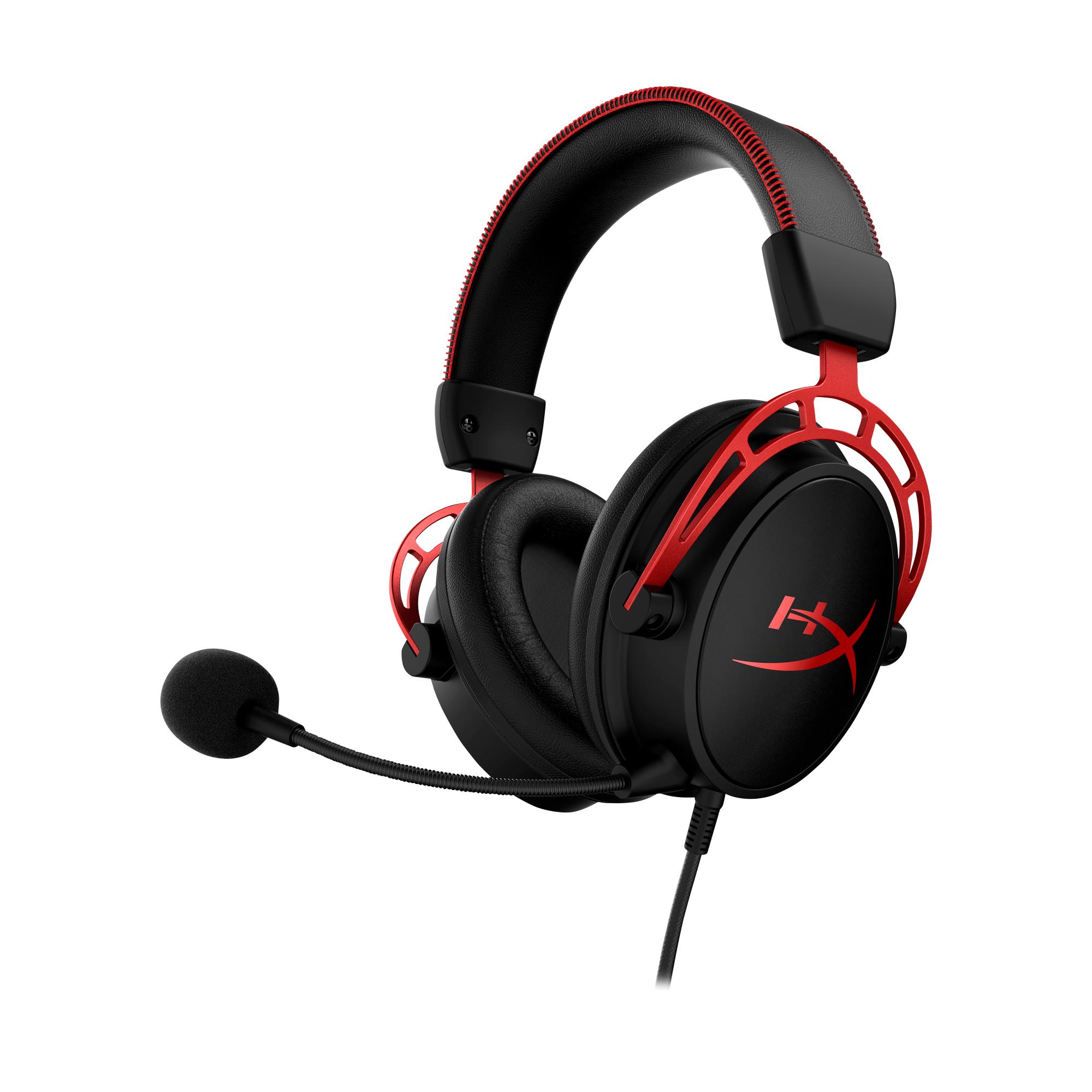 Austiņas HyperX Cloud Alpha sarkanas HX-HSCA-RD/EM