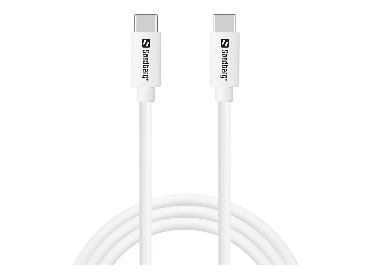 SANDBERG USB-C uzlādes kabelis 1M 65W
