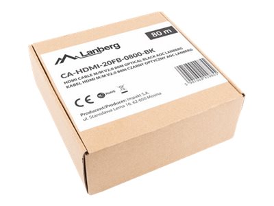 Lanberg HDMI kabelis 80m optiskais AOC