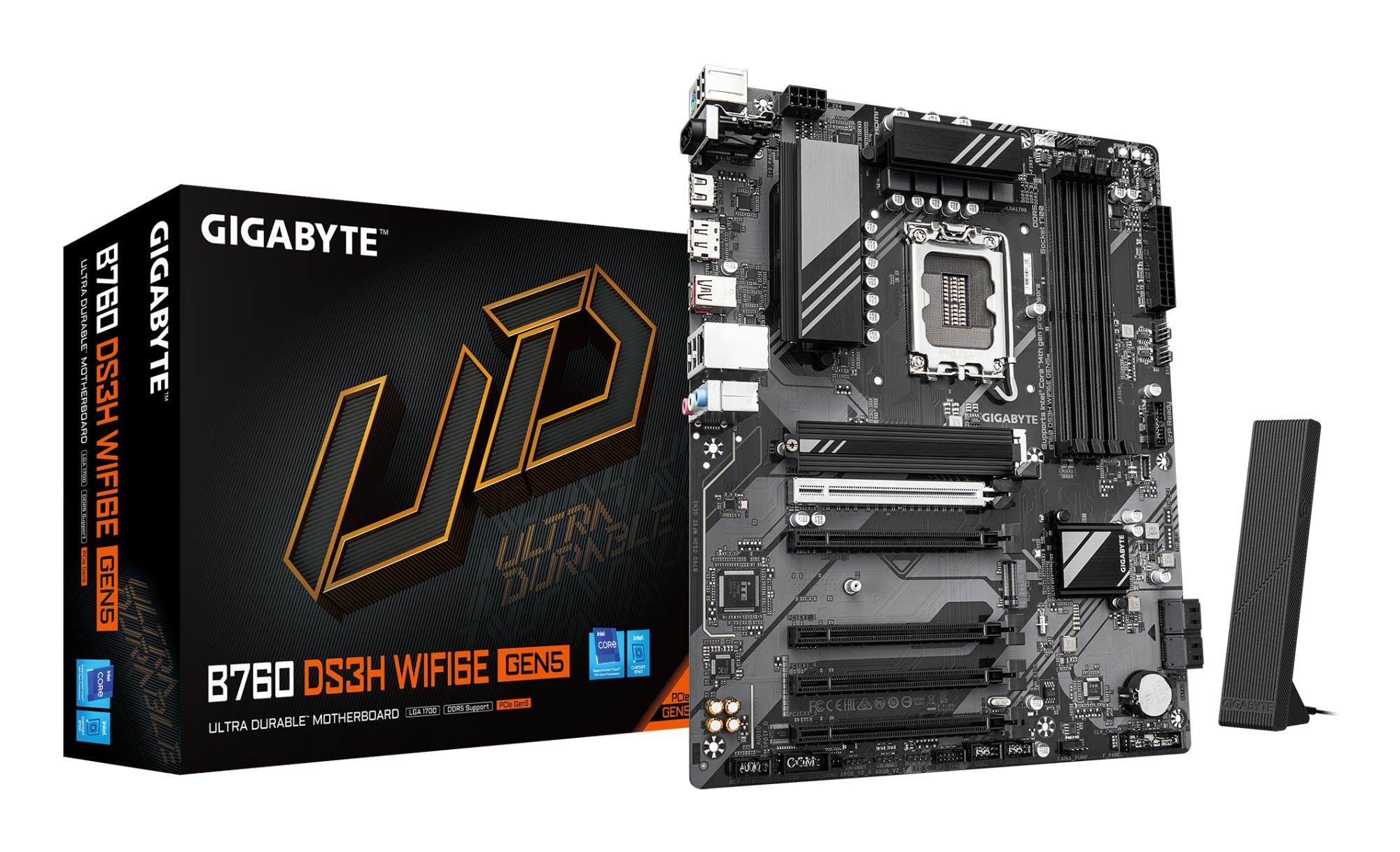 Mātesplate GIGABYTE Intel B760 LGA1700 ATX DDR5 4 sloti