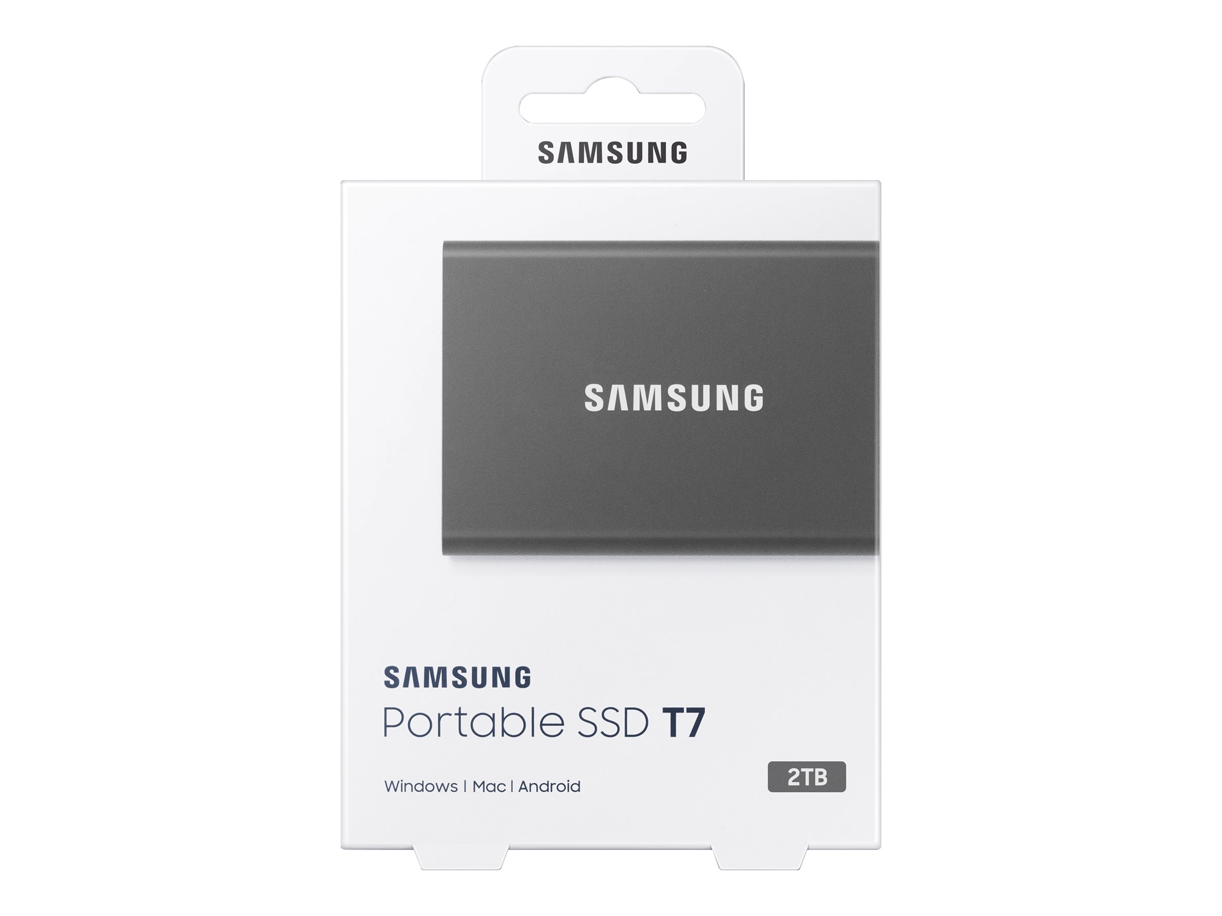 SAMSUNG portatīvais SSD T7 2TB pelēks