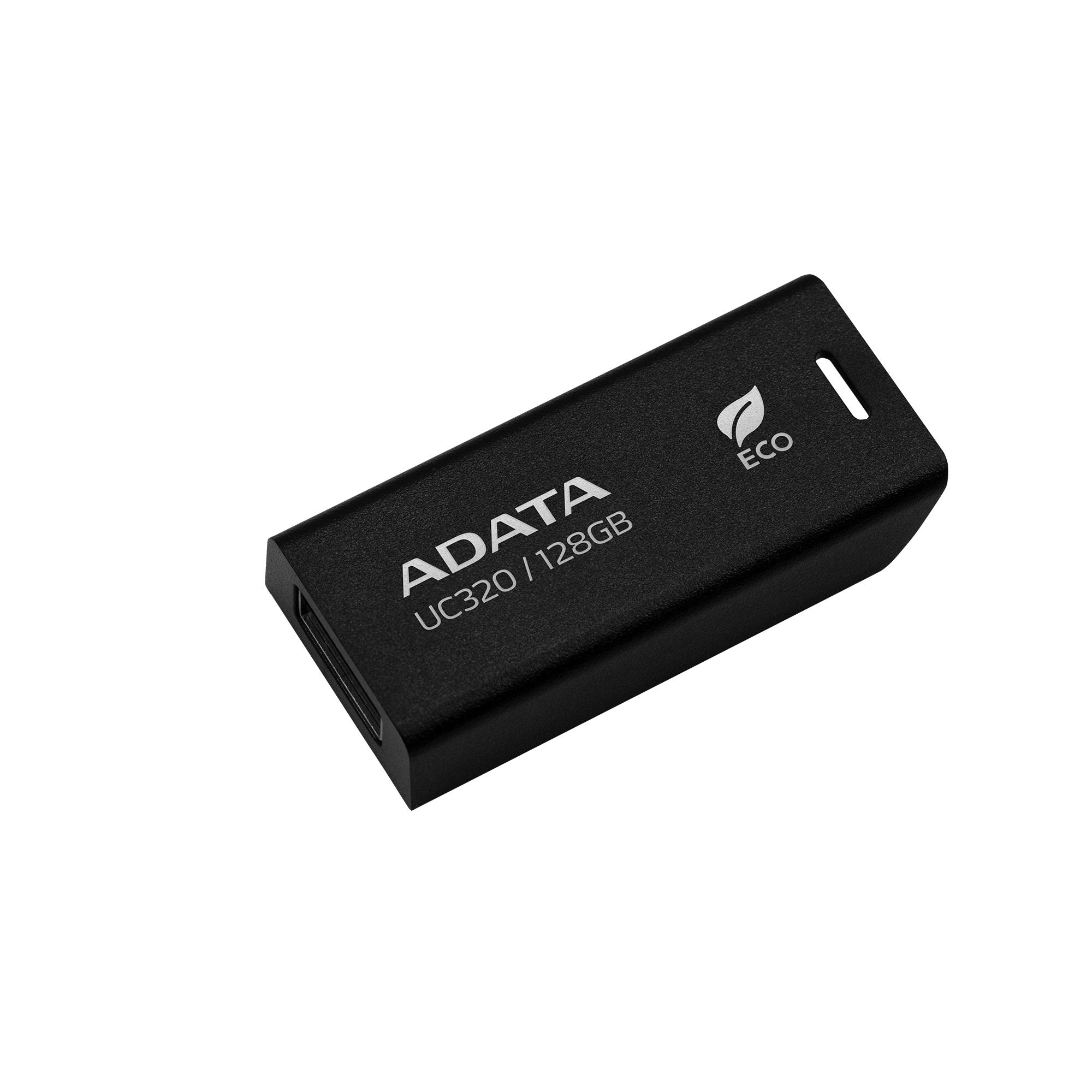 USB zibatmiņa USB3.2 128GB melna Adata UC320