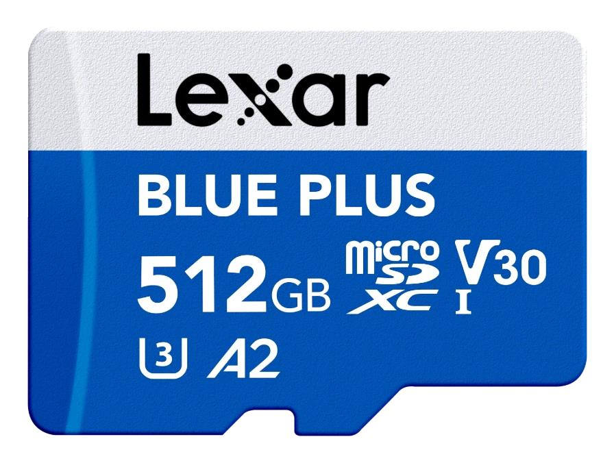 Atmiņas karte LEXAR Micro SDXC 512GB UHS-I ar adapteri