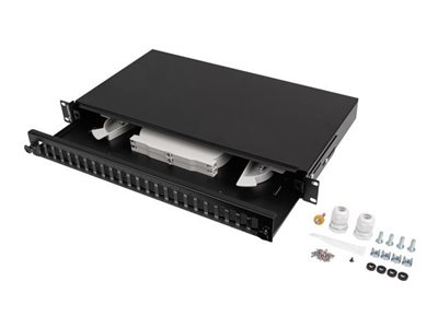 LANBERG optiskās šķiedras panelis 24xSCDX/24xLQ