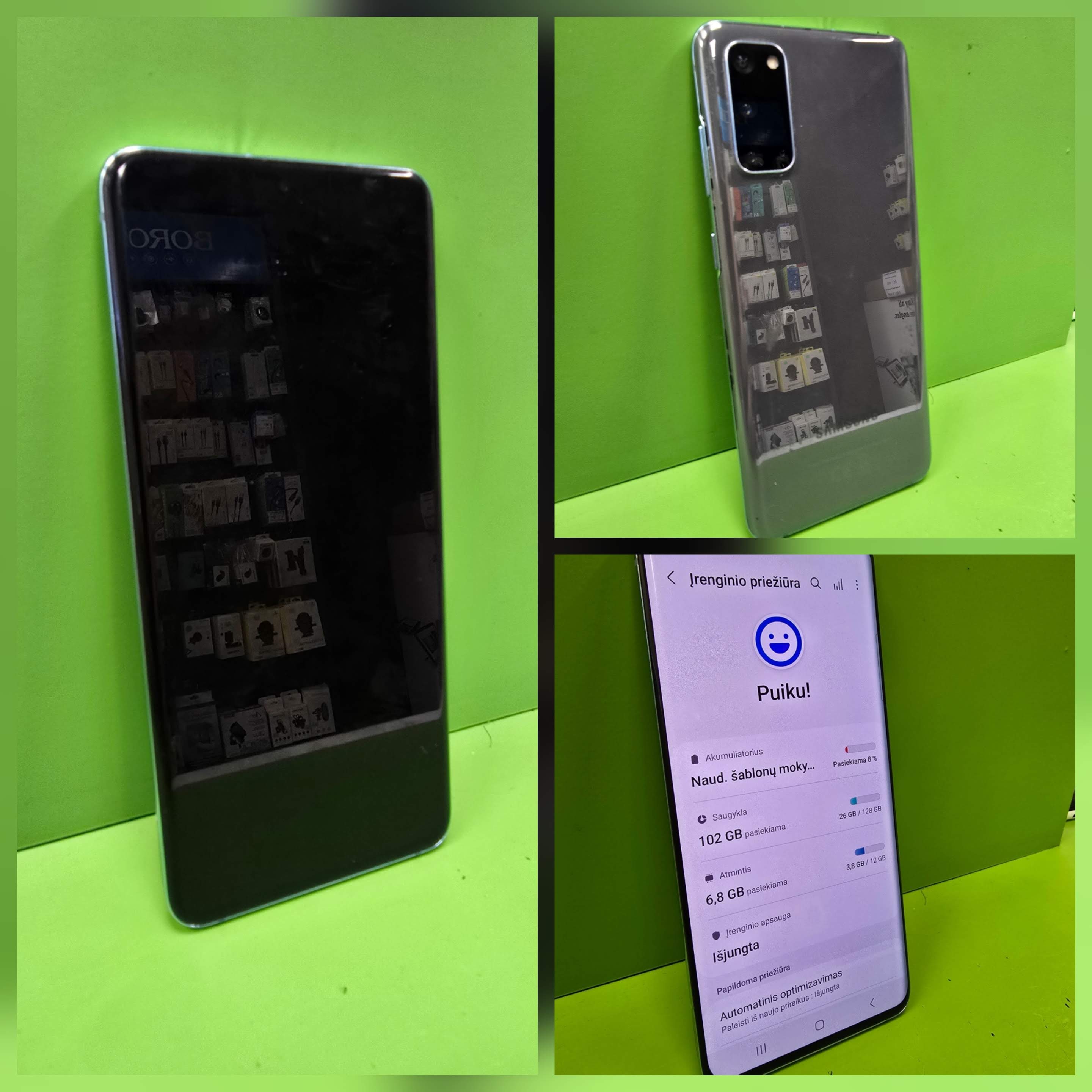 Samsung Galaxy S20 5G G981 128GB (Lietota prece)