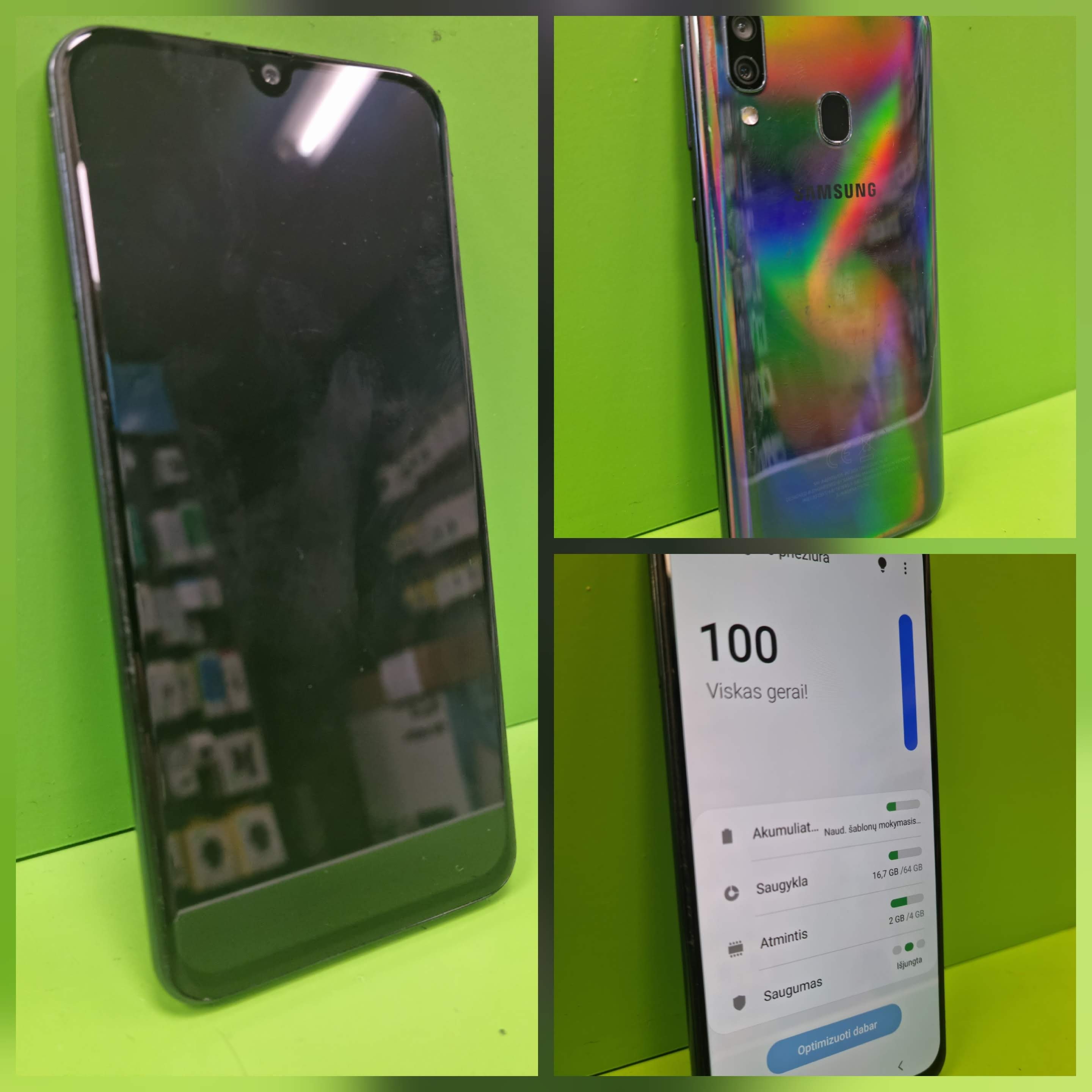 Samsung Galaxy A40 64GB (Lietota prece)