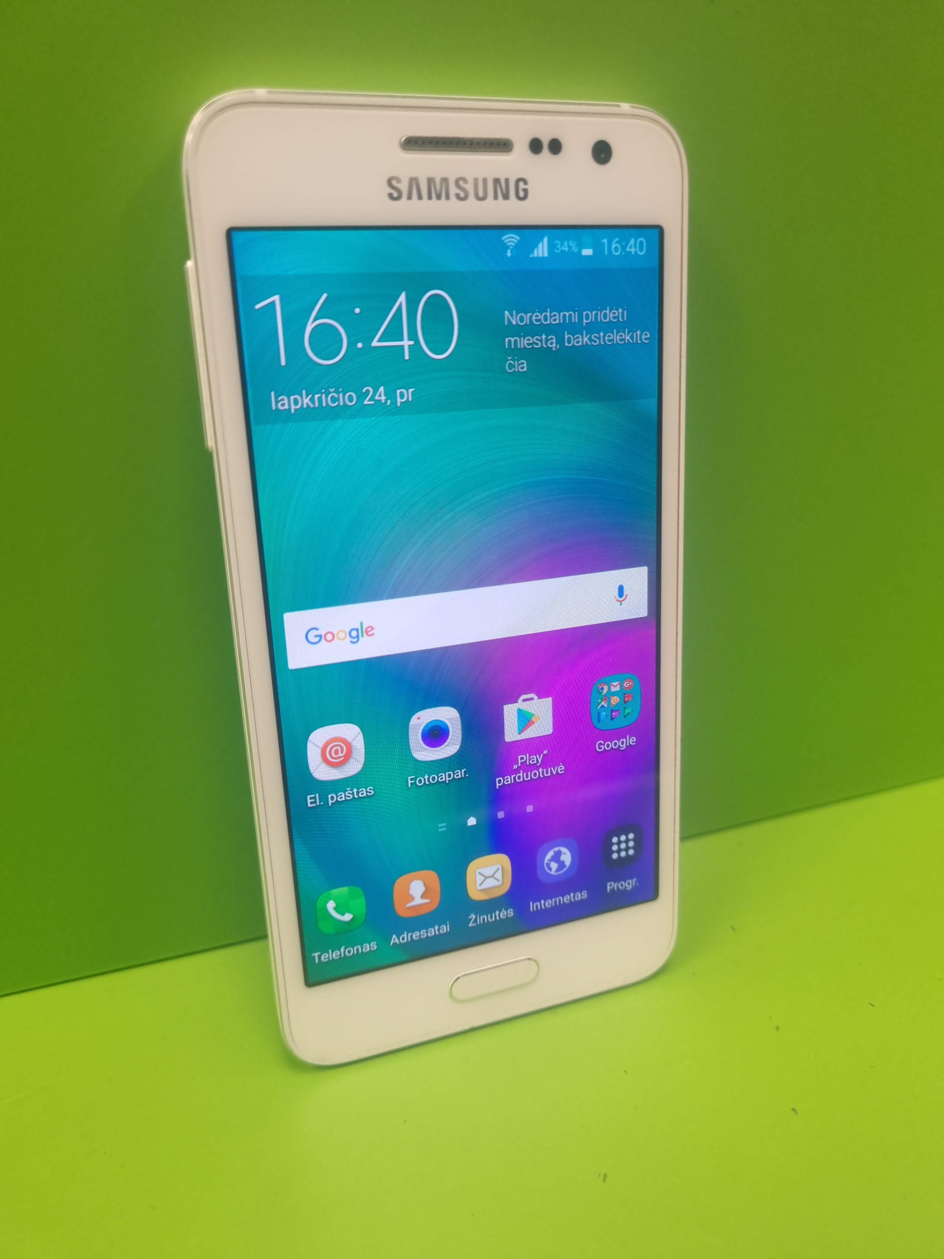 Samsung Galaxy A3 16GB (Lietota prece)