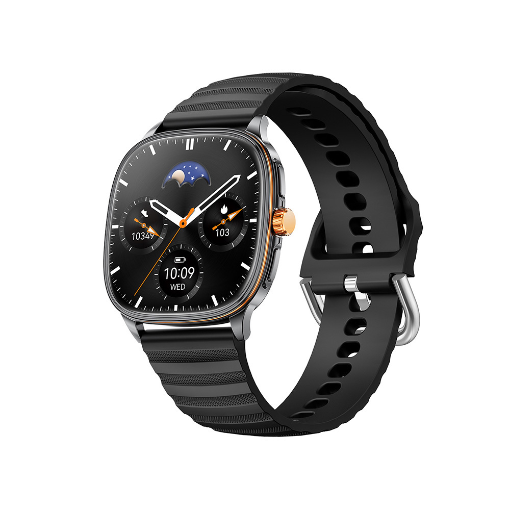 Blavec Smartwatch U-01 Mohito HD AMOLED Voice Call (SWU01-B) czarny + 1 paseka
