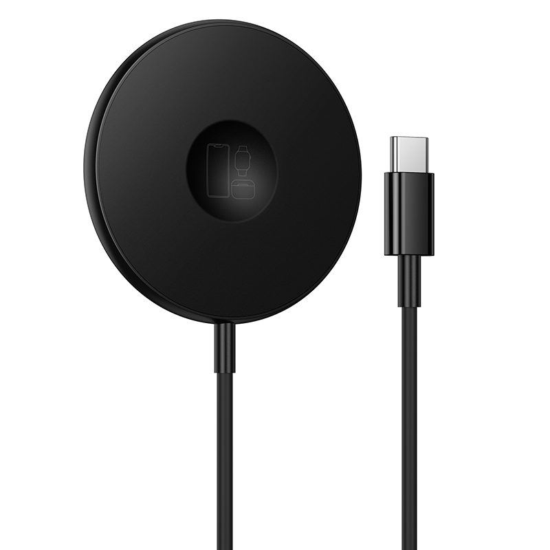 Borofone Bezvadu indukcijas lādētājs BQ41 Glory 3 in 1 15W melns