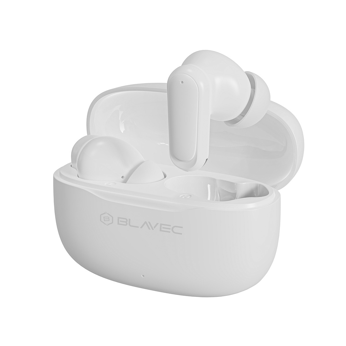 Blavec Bluetooth TWS Austiņas BW-08 Speak AI baltas