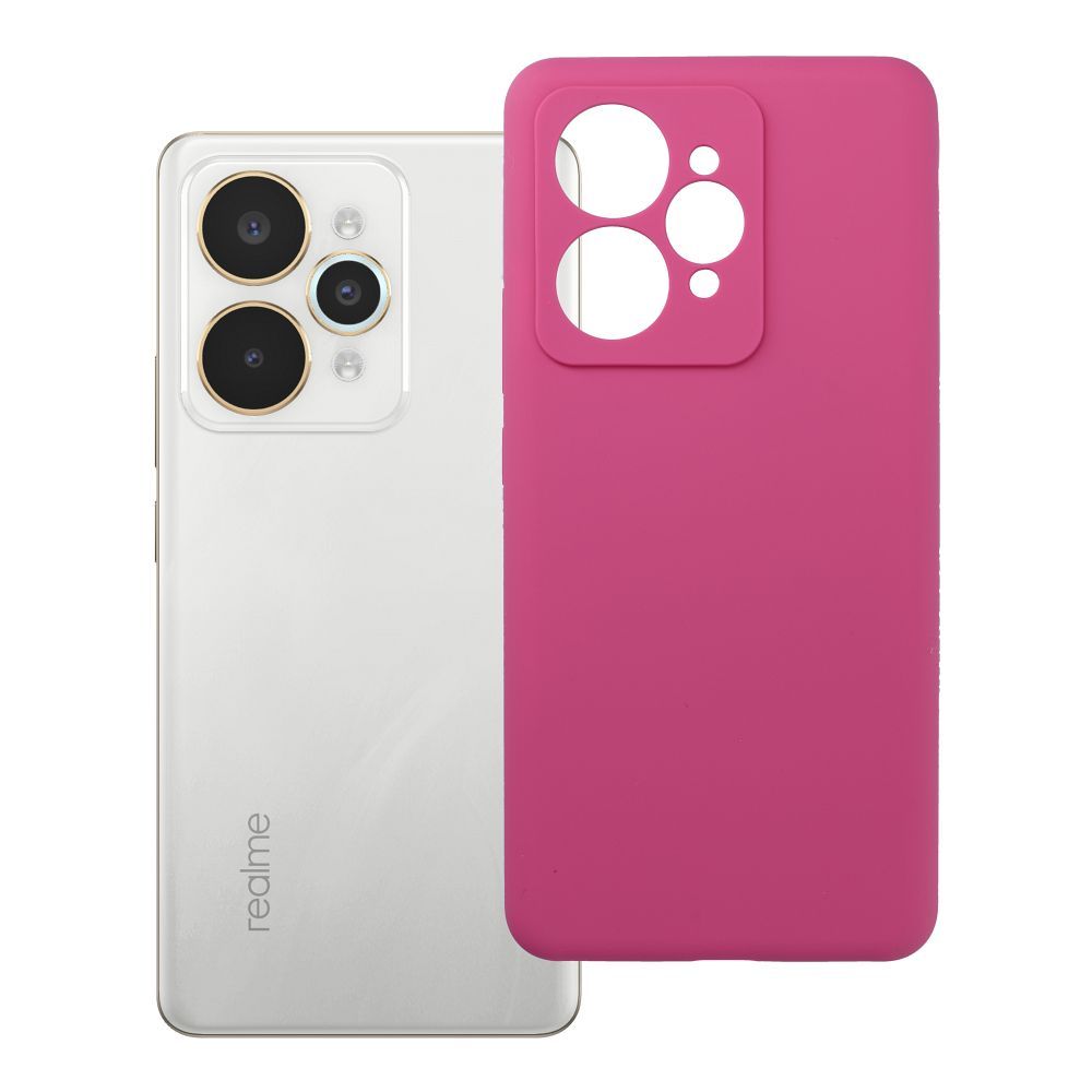 Viedtālruņa apvalks silikona 2 mm REALME 15/15 PRO rozā krāsā