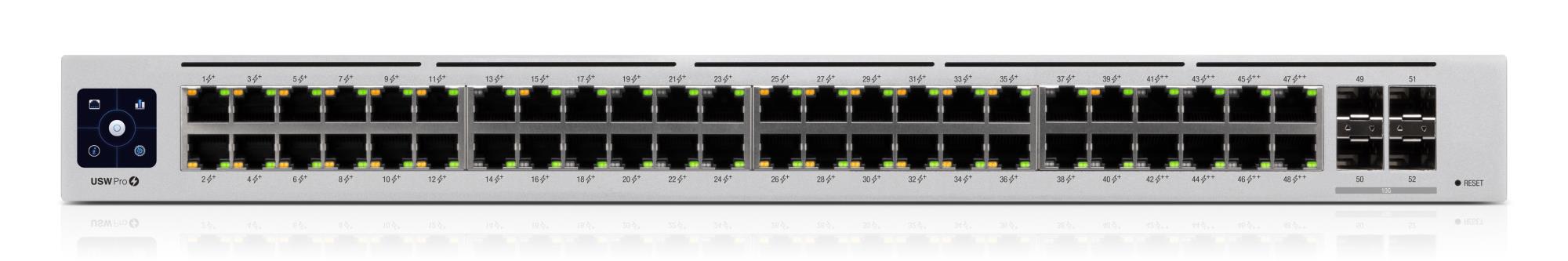 Komutators UBIQUITI USW-PRO-48-POE L3 48x10/100/1000Base-T 4xSFP PoE+ 48 porti 600W