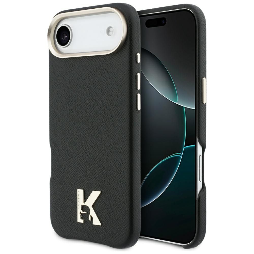 Karl Lagerfeld Karl Head MagSafe futrālis ar Karl Head logotipu iPhone Air - Melns